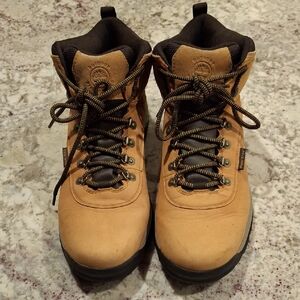Timberland Men's White Ledge Mid Tan Leather Hiking Boots